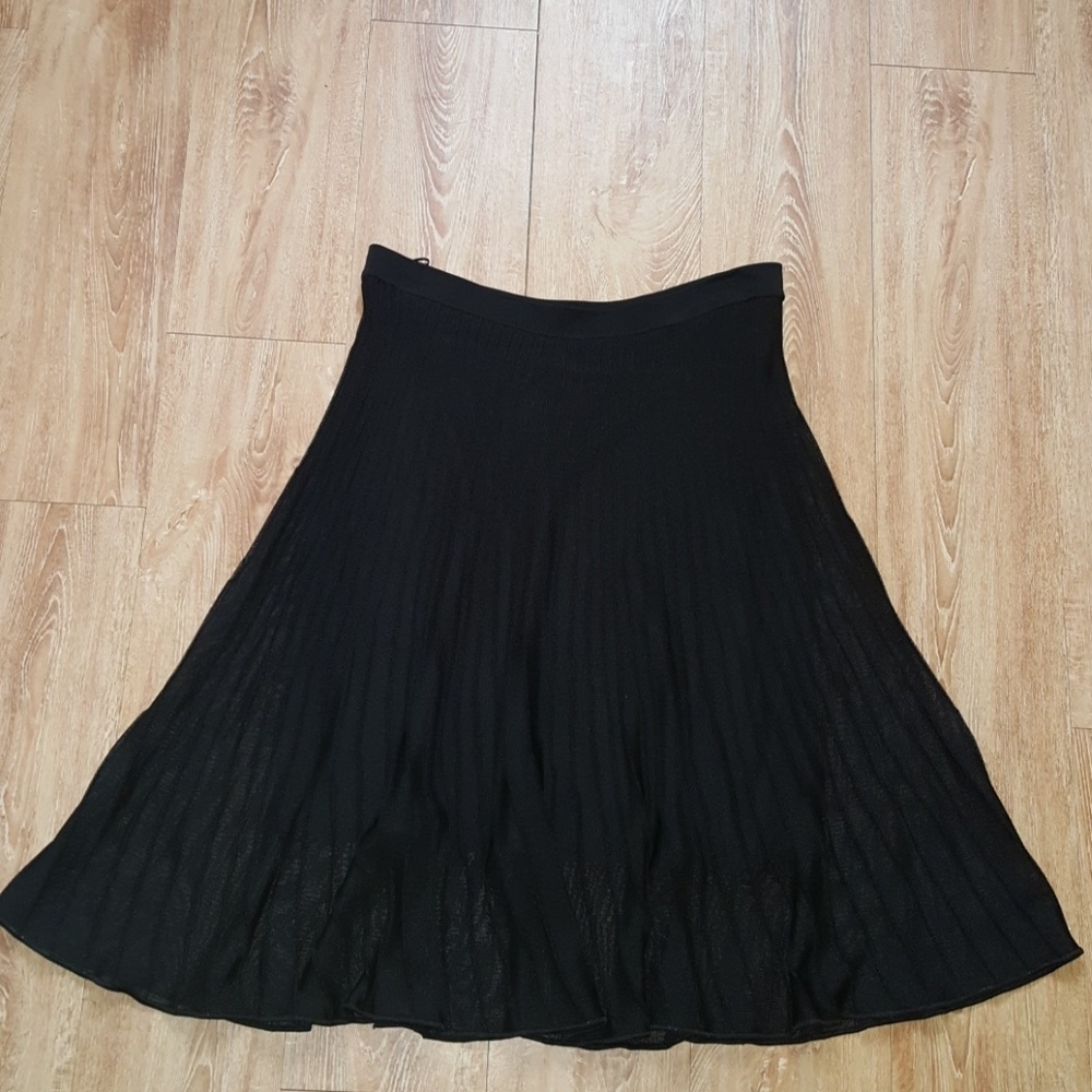 M by Missoni Black A-Line Skirt